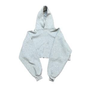 Vtg Russell Athletic Cropped Hoodie - Size XL